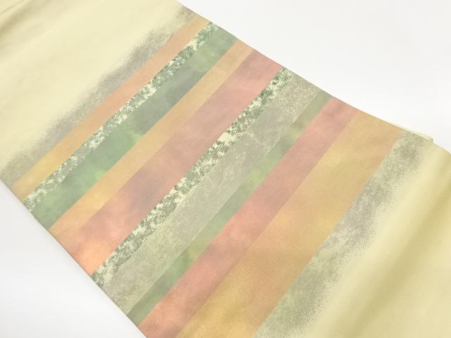 JAPANESE KIMONO / YOKODAN PATTERN WEAVING NAGOYA OBI